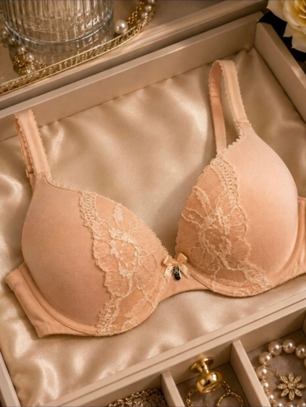 Victoria’s Secret | "Body by Victoria" | Perfect Coverage Padded Lace Bra | 38C